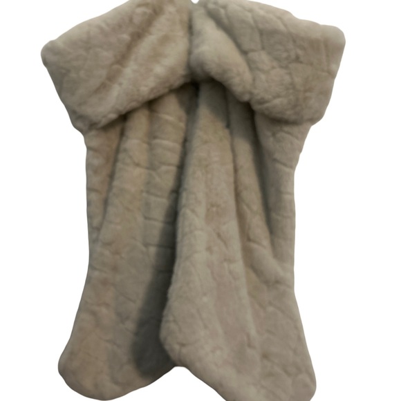 Set 2 TX Jessie Tree Stockings Off White Plush Cozy Sherpa Cuff - Picture 5 of 9